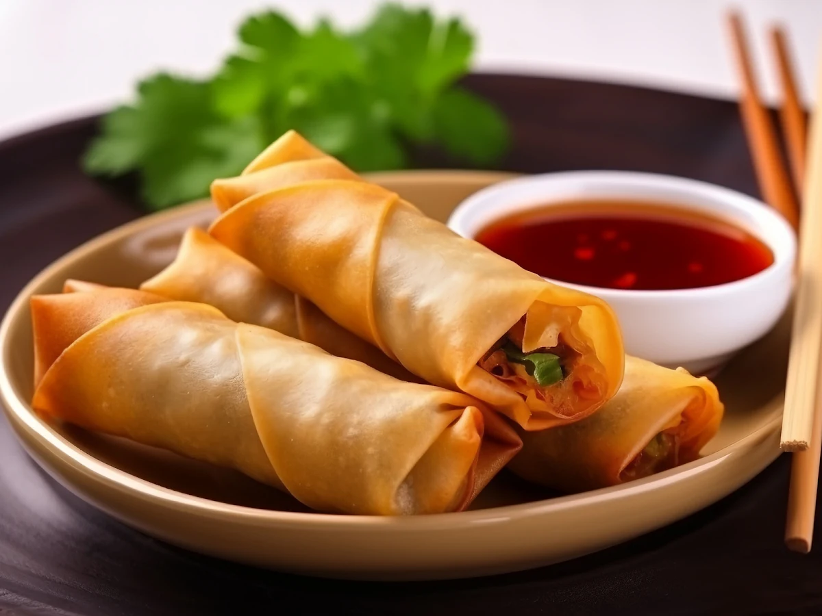 Fried Vegetable Spring Roll 3pcs 素春卷